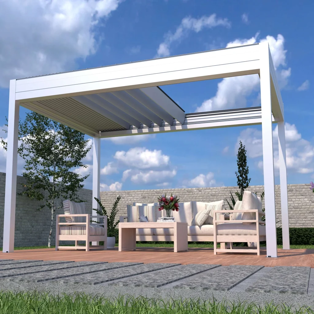 Retractable Roof Gazebo