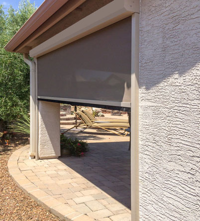 Zipper Track Shade